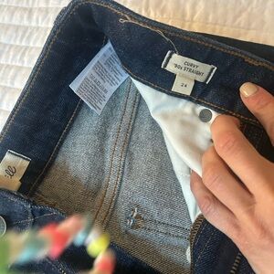 Madewell Curvy '90s Straight Dark Indigo Denim Jeans